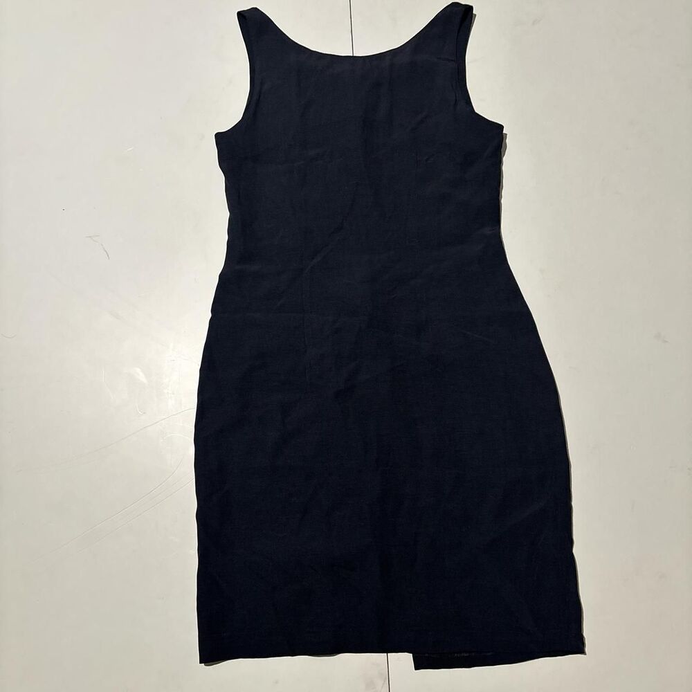 vintage Mixit black sheath dress, size 3/4